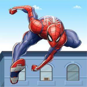 spider man running game