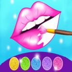 Glitter Lips Coloring